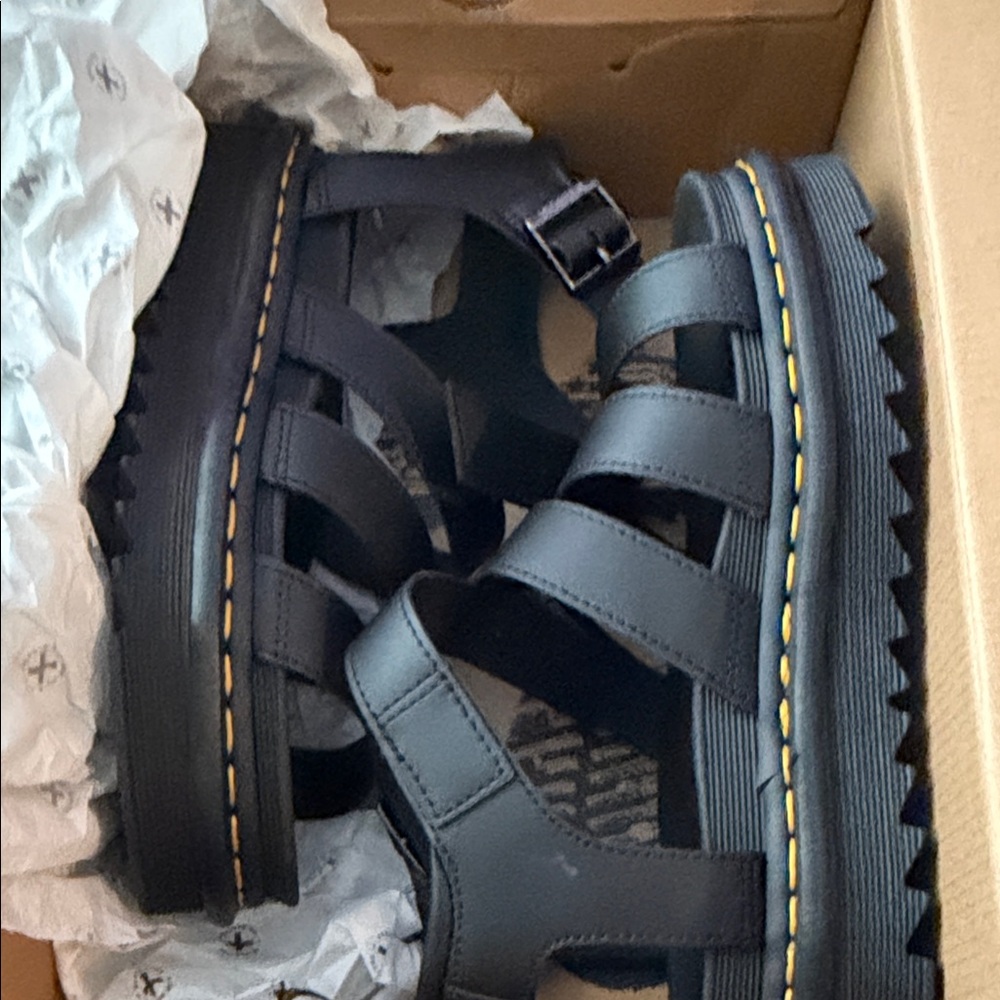 Dr. Martens Blaire Hydro Black Sandals